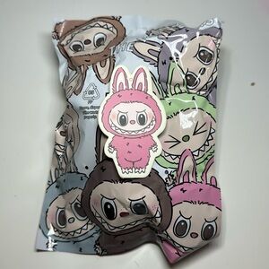 POPMART LABUBU THE MONSTERS EXCITING MACARON LYCHEE BERRY PLUSH KEYCHAIN